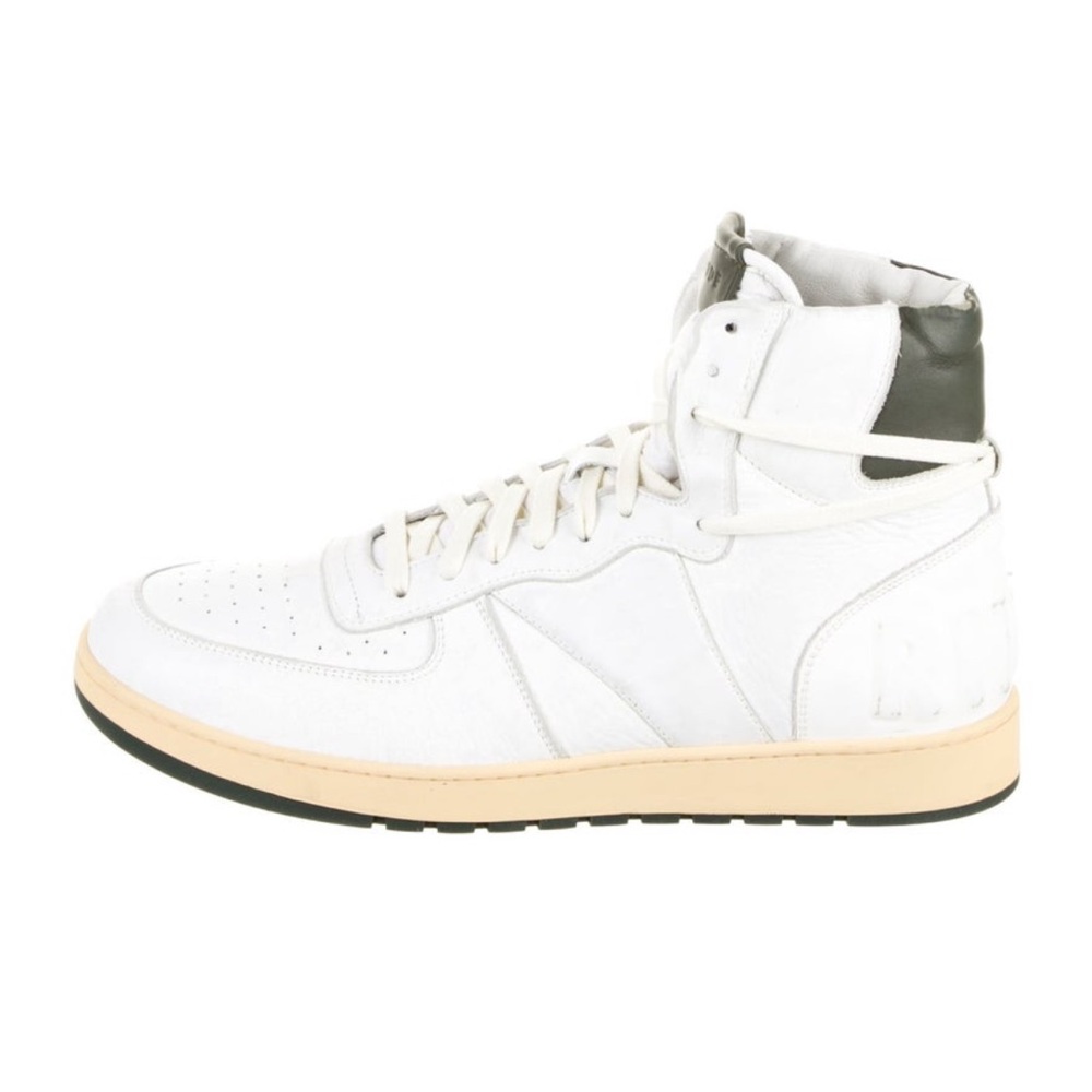 Rhude Leather High Top Sneakers